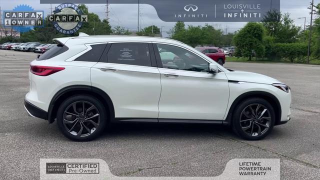 used 2022 INFINITI QX50 car, priced at $37,820