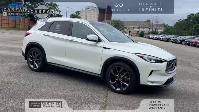 used 2022 INFINITI QX50 car, priced at $37,820