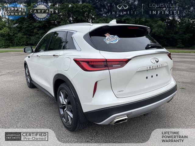 used 2022 INFINITI QX50 car, priced at $37,820