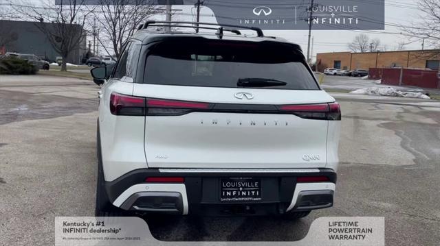 new 2025 INFINITI QX60 car, priced at $61,100