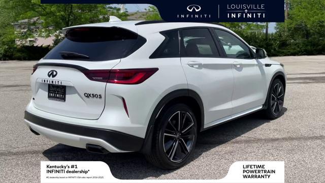new 2025 INFINITI QX50 car, priced at $48,988