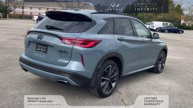 new 2025 INFINITI QX50 car, priced at $54,630