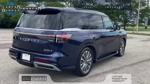 used 2025 INFINITI QX80 car, priced at $79,988
