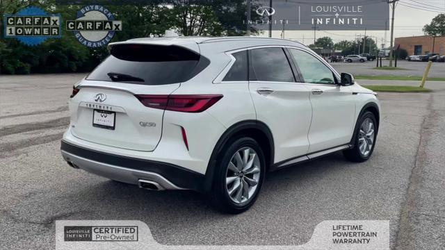 used 2022 INFINITI QX50 car, priced at $29,998