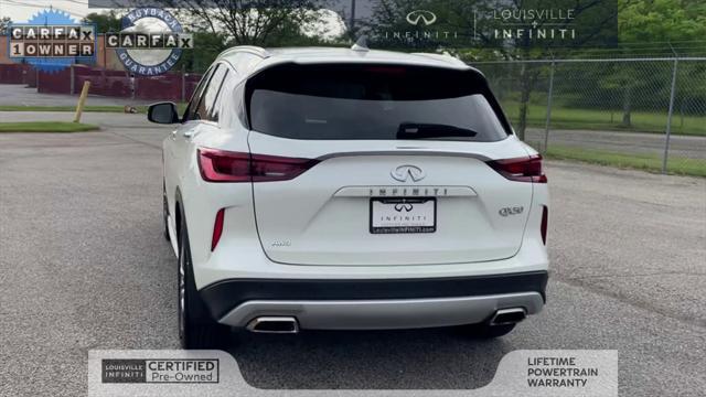 used 2022 INFINITI QX50 car, priced at $29,998