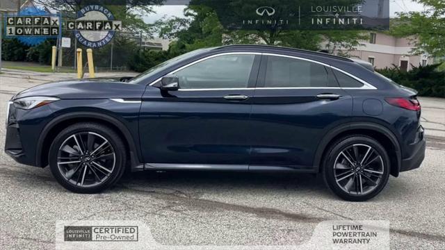 used 2022 INFINITI QX55 car, priced at $35,800