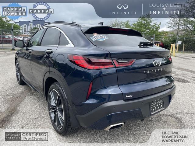 used 2022 INFINITI QX55 car, priced at $35,800