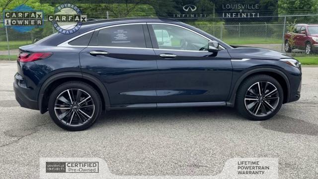 used 2022 INFINITI QX55 car, priced at $35,800