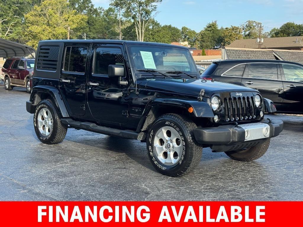 used 2015 Jeep Wrangler Unlimited car, priced at $21,900