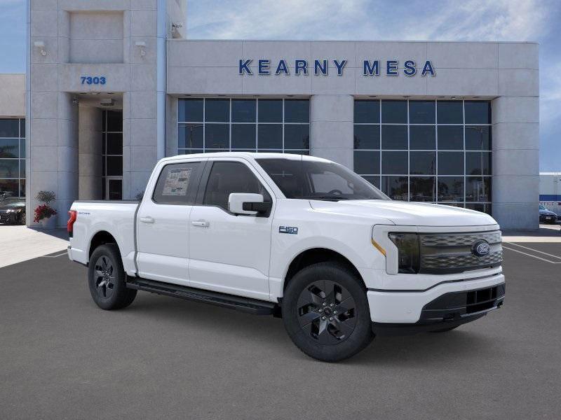 new 2025 Ford F-150 Lightning car, priced at $74,875