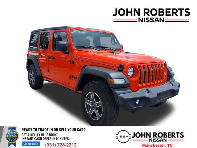 used 2023 Jeep Wrangler car, priced at $32,404