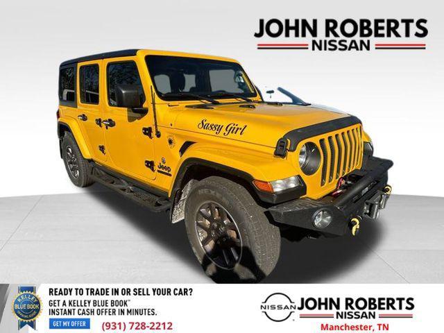 used 2021 Jeep Wrangler Unlimited car, priced at $29,601