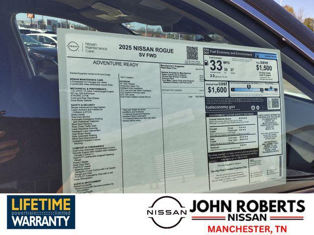 new 2025 Nissan Rogue car, priced at $27,372