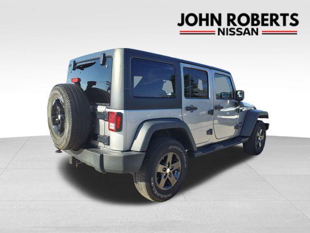 used 2017 Jeep Wrangler Unlimited car, priced at $18,437