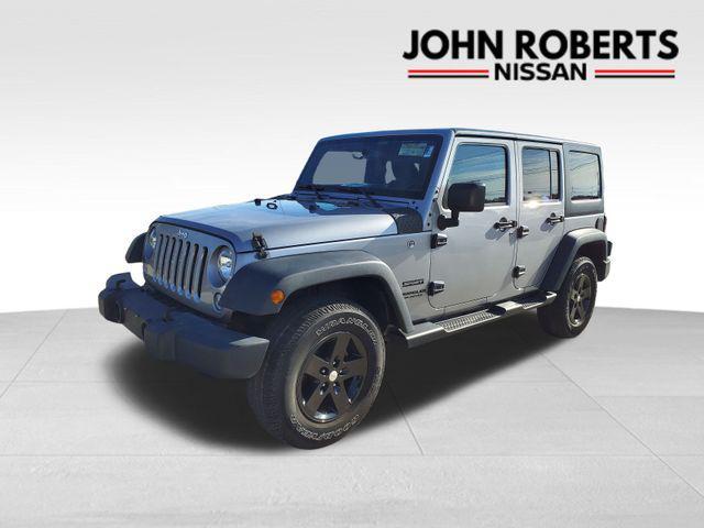 used 2017 Jeep Wrangler Unlimited car, priced at $18,437