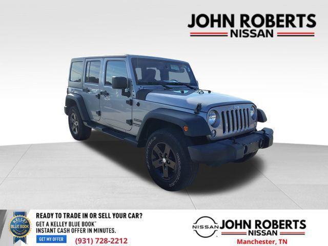 used 2017 Jeep Wrangler Unlimited car, priced at $18,437