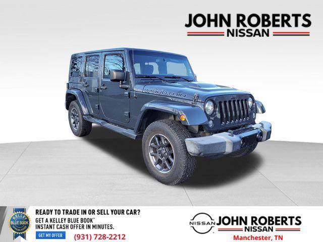 used 2017 Jeep Wrangler Unlimited car, priced at $22,720