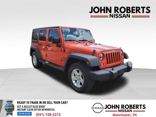 used 2015 Jeep Wrangler Unlimited car, priced at $20,253