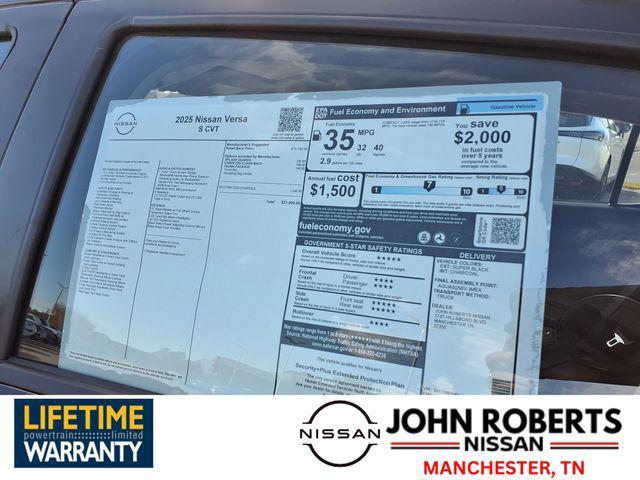 new 2025 Nissan Versa car, priced at $17,681