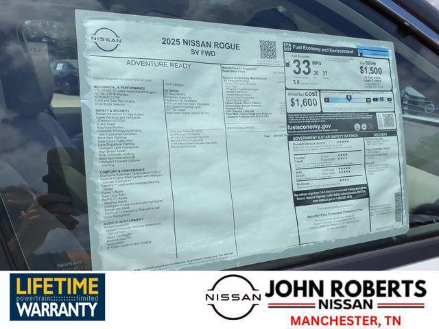 new 2025 Nissan Rogue car, priced at $30,113