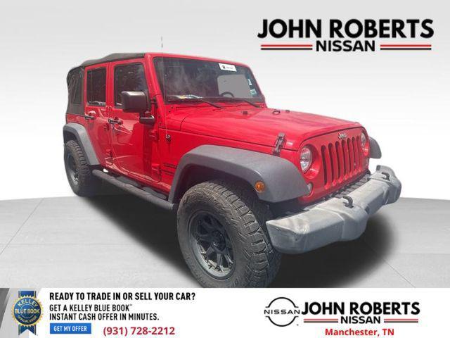 used 2016 Jeep Wrangler Unlimited car, priced at $20,504
