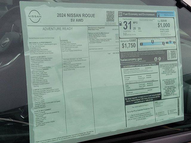 new 2024 Nissan Rogue car, priced at $31,810