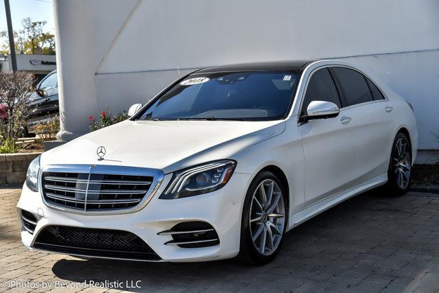 used 2018 Mercedes-Benz S-Class car, priced at $36,727