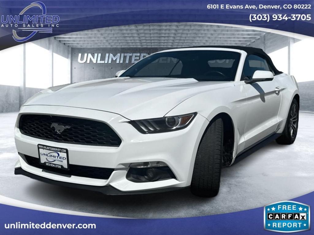 used 2016 Ford Mustang car, priced at $16,998