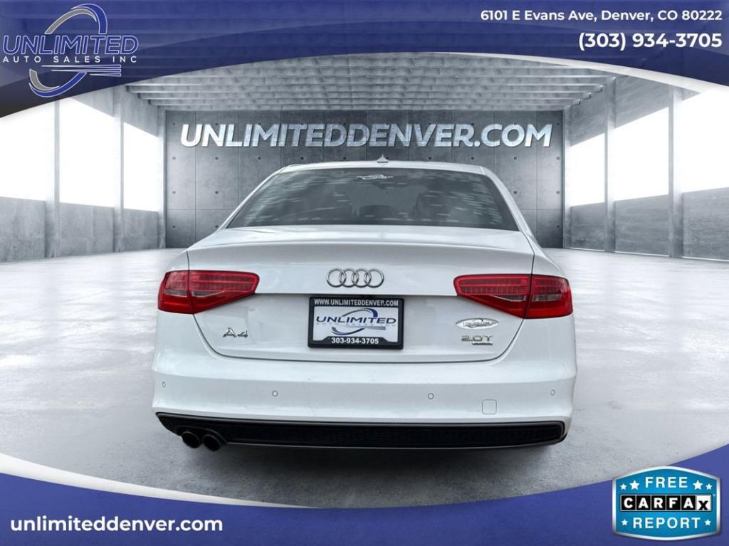 used 2015 Audi A4 car, priced at $15,498