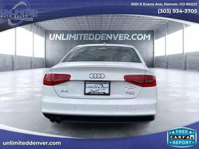 used 2015 Audi A4 car, priced at $15,999