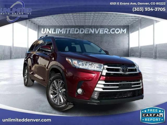 used 2018 Toyota Highlander car, priced at $24,999