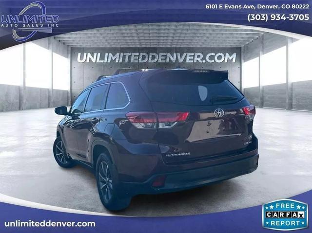 used 2018 Toyota Highlander car, priced at $24,999