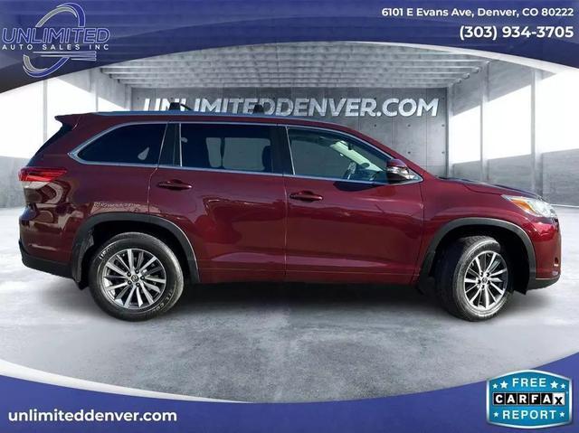 used 2018 Toyota Highlander car, priced at $24,999