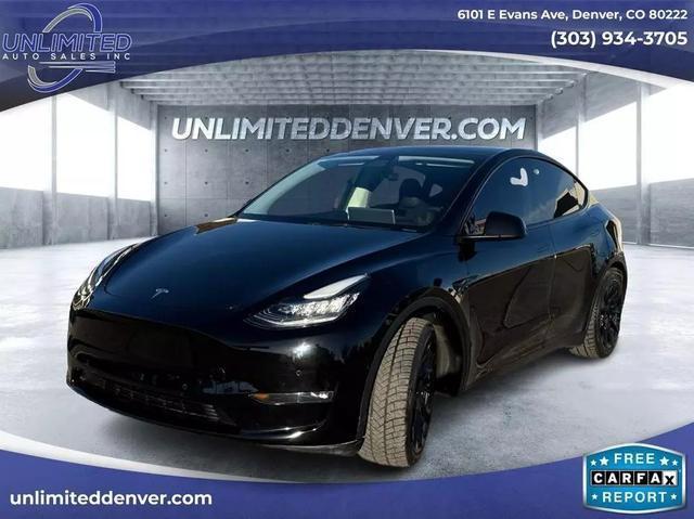 used 2022 Tesla Model Y car, priced at $33,999