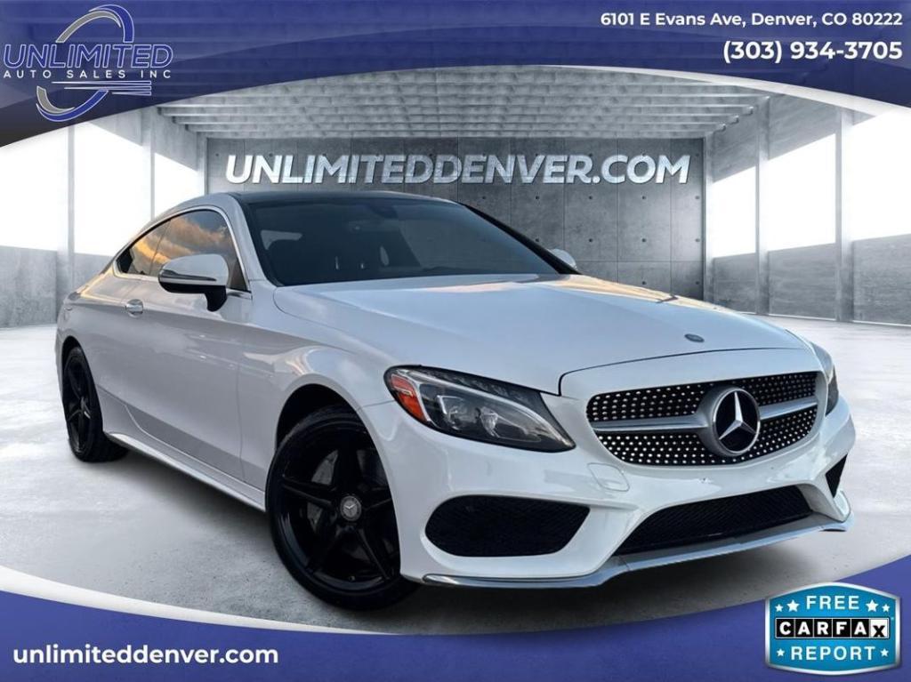 used 2017 Mercedes-Benz C-Class car, priced at $19,999