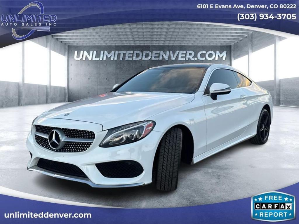 used 2017 Mercedes-Benz C-Class car, priced at $19,999