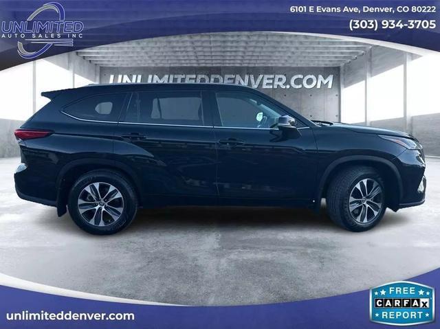 used 2021 Toyota Highlander car, priced at $29,999