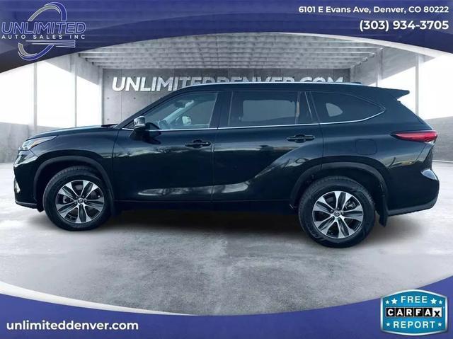 used 2021 Toyota Highlander car, priced at $29,999