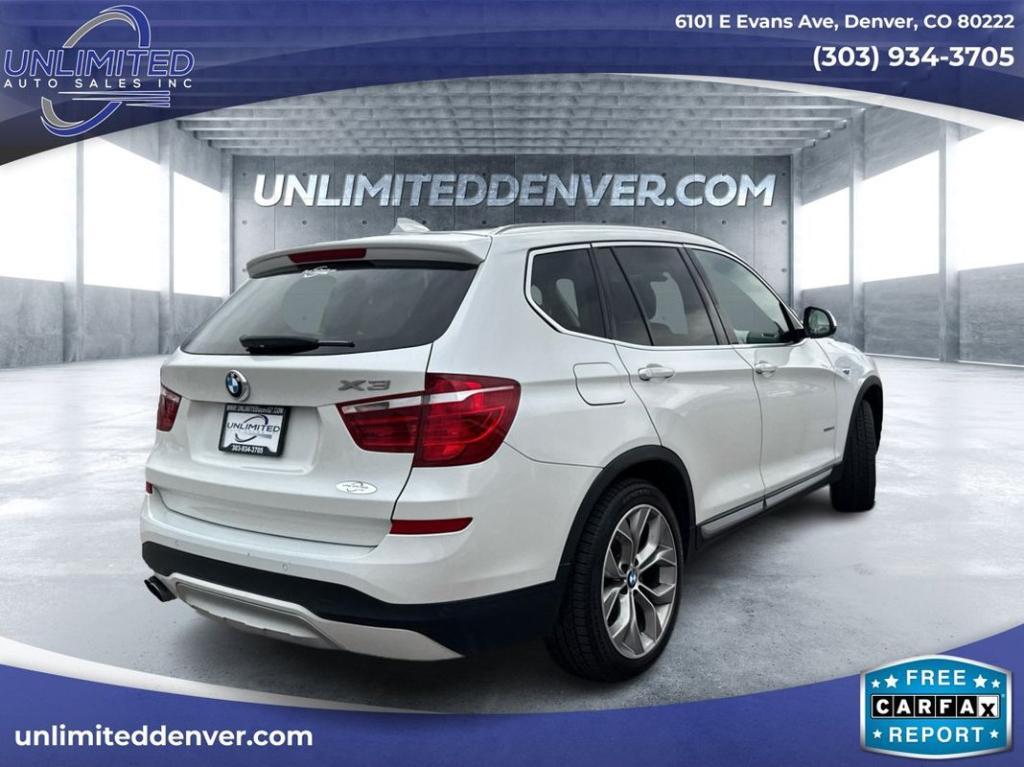 used 2016 BMW X3 car, priced at $16,297