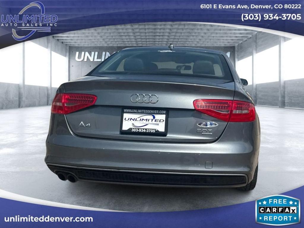 used 2014 Audi A4 car, priced at $12,999