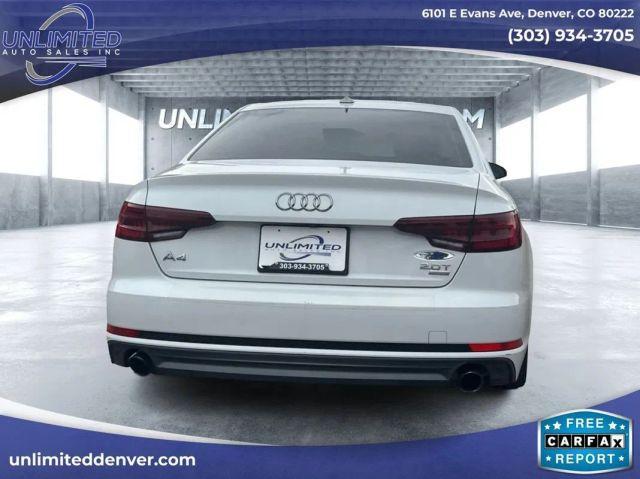 used 2018 Audi A4 car, priced at $19,999