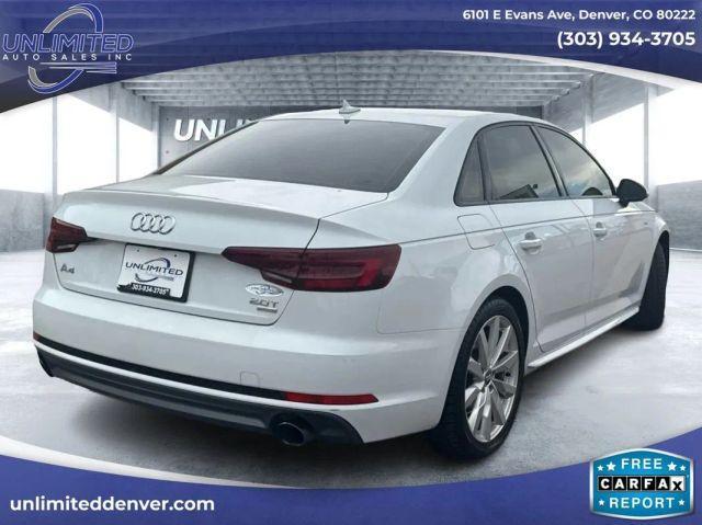 used 2018 Audi A4 car, priced at $19,999
