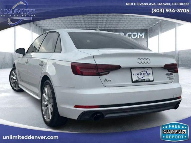 used 2018 Audi A4 car, priced at $19,999
