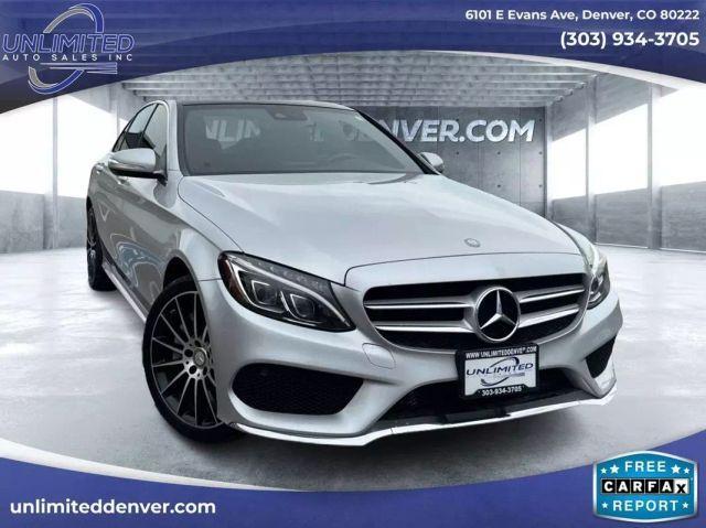 used 2015 Mercedes-Benz C-Class car, priced at $19,999
