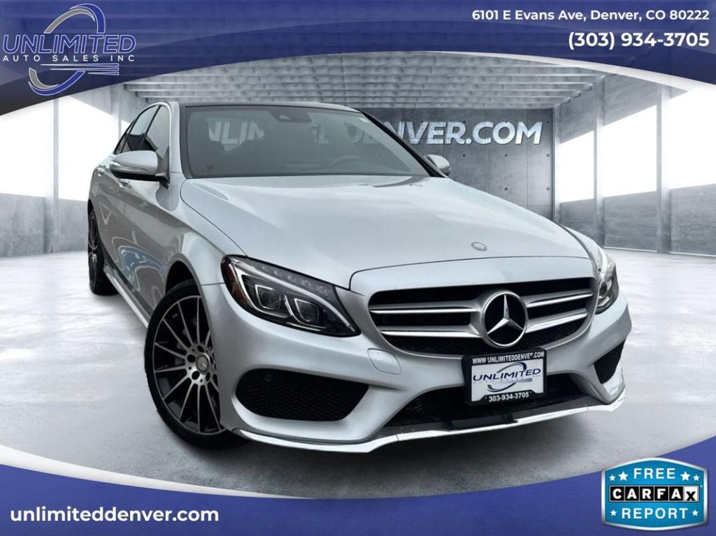 used 2015 Mercedes-Benz C-Class car, priced at $19,999