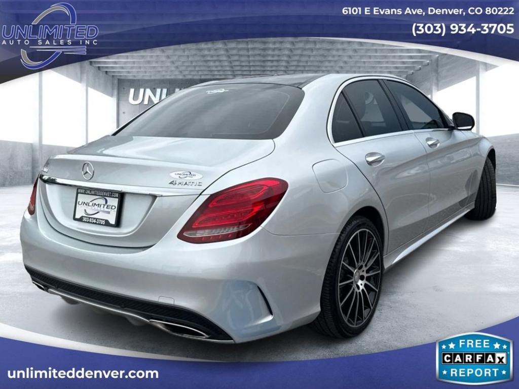 used 2015 Mercedes-Benz C-Class car, priced at $19,999
