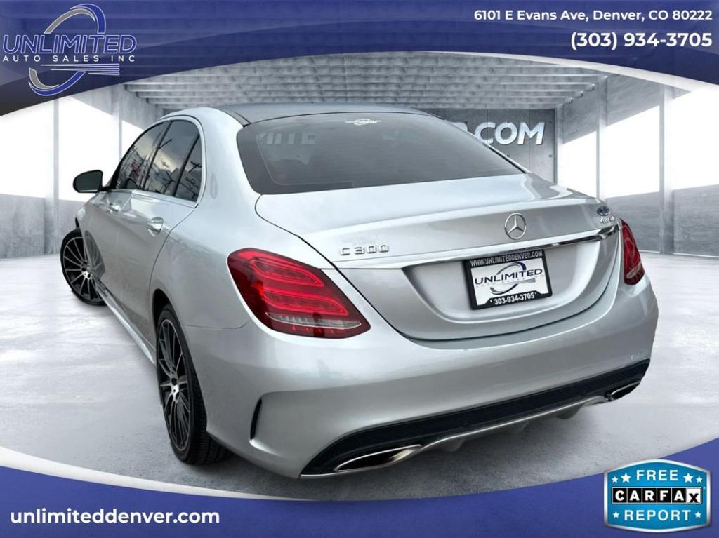 used 2015 Mercedes-Benz C-Class car, priced at $19,999