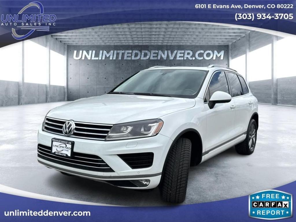 used 2015 Volkswagen Touareg car, priced at $15,999