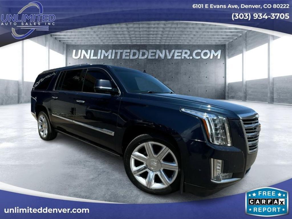 used 2017 Cadillac Escalade ESV car, priced at $29,692