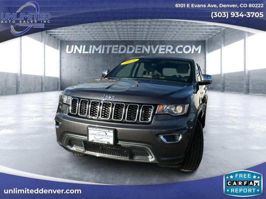 used 2018 Jeep Grand Cherokee car, priced at $21,898